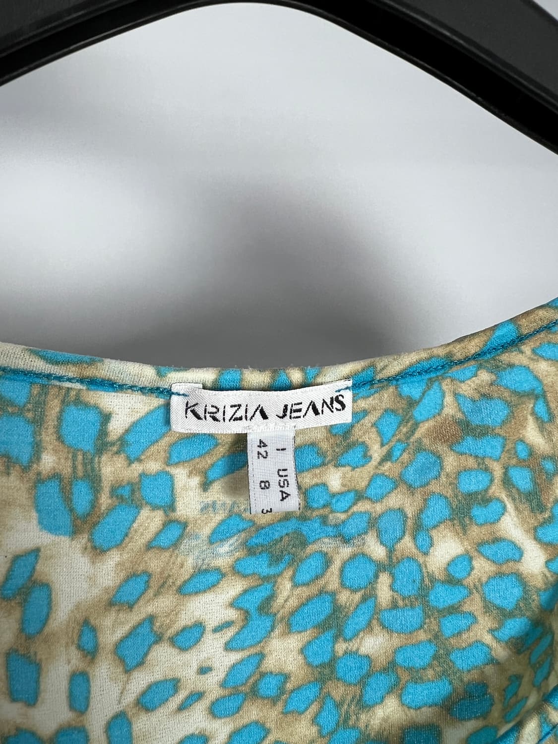 KRIZIA JEANS 패턴 반팔티  상품이미지3