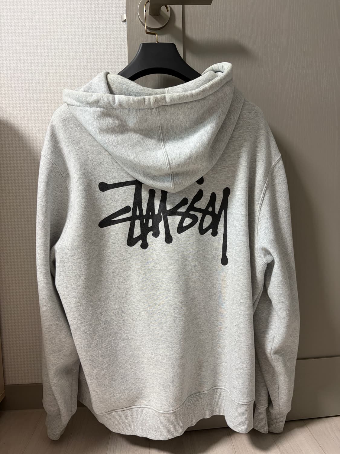 스투시 기모 후드집업 XL 그레이 상품이미지2
