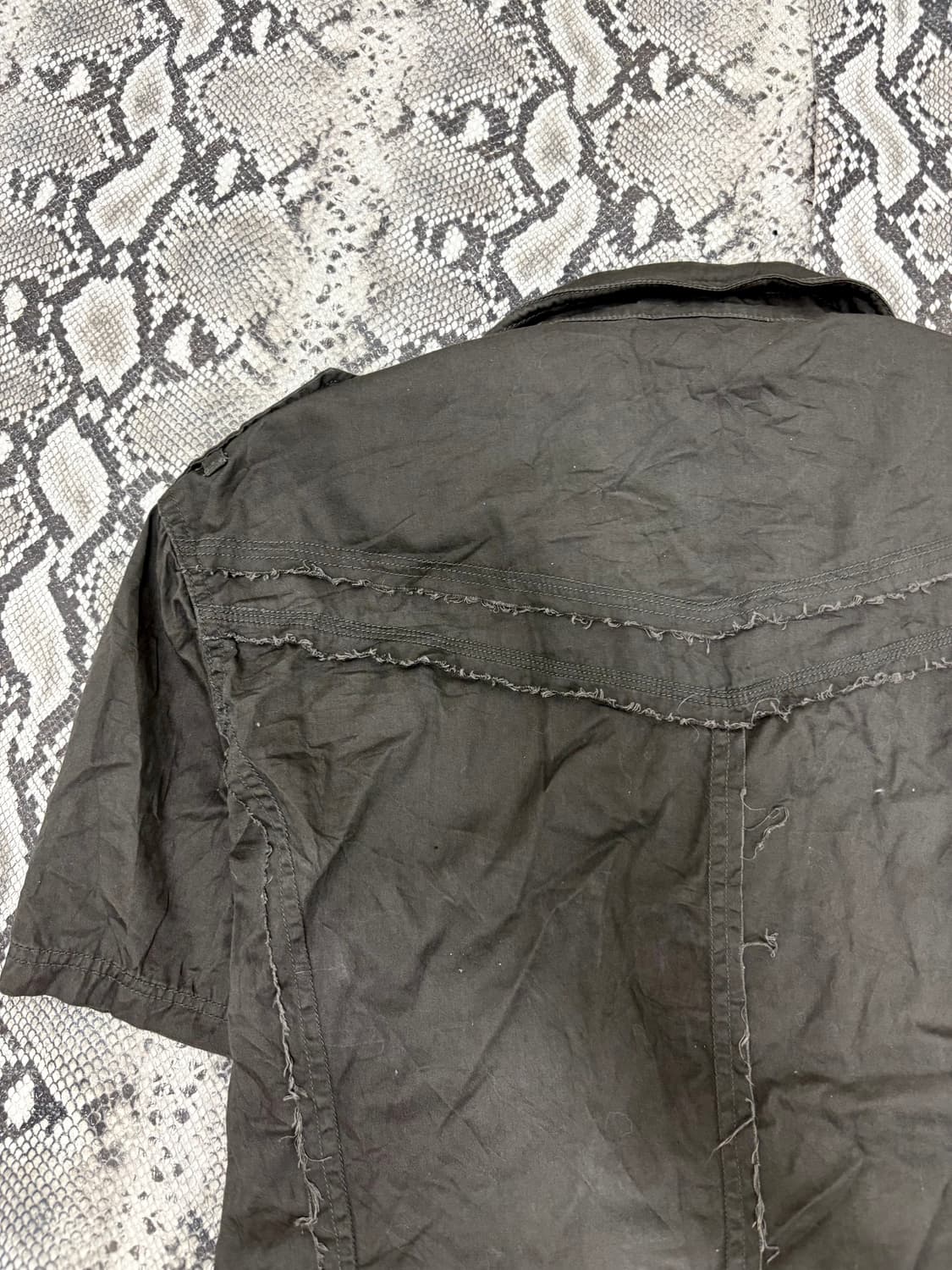 “Vintage”Grunge Mood Double Zipper Detai 상품이미지10