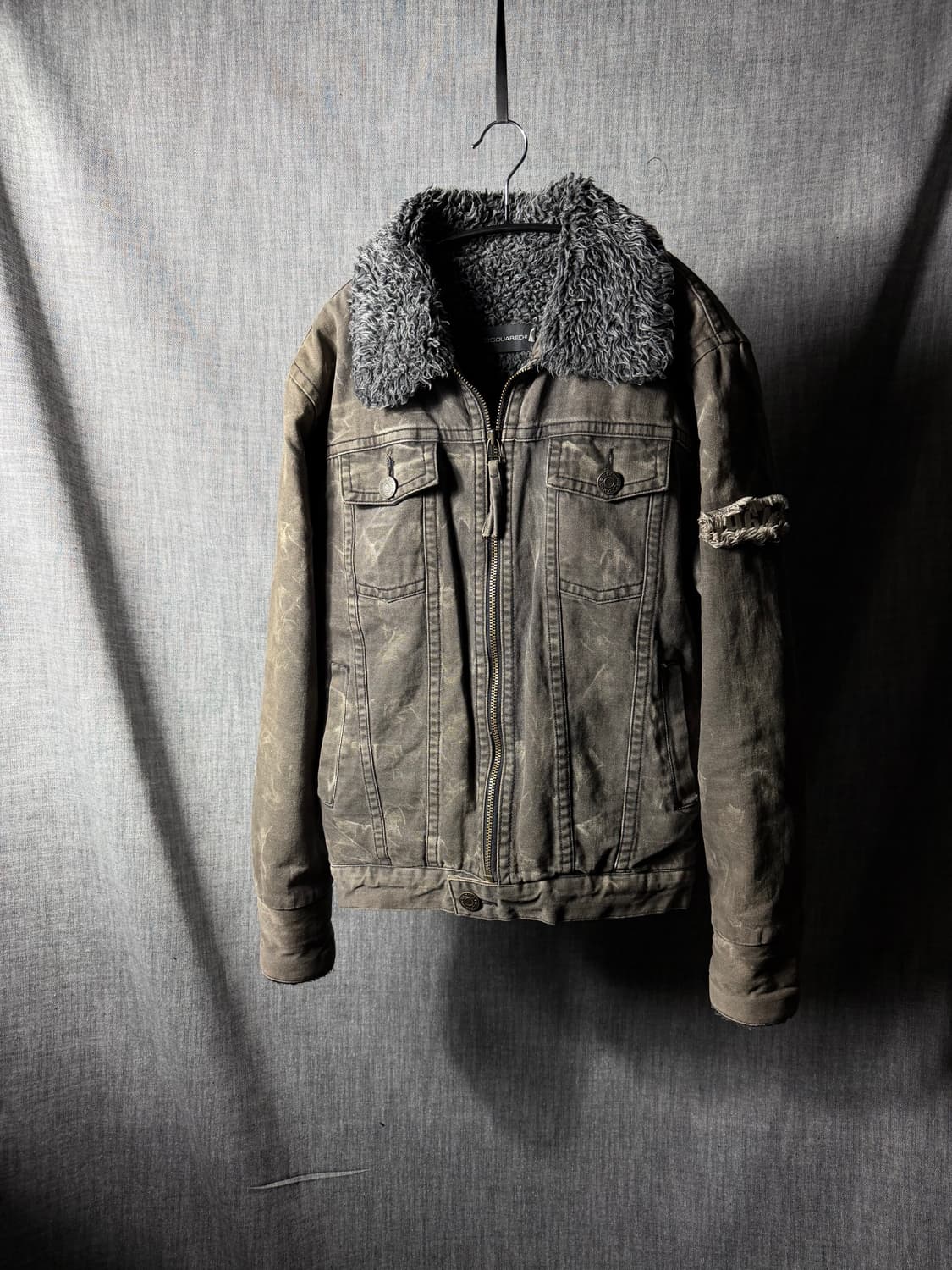 디스퀘어드2 데님무스탕 상품이미지1