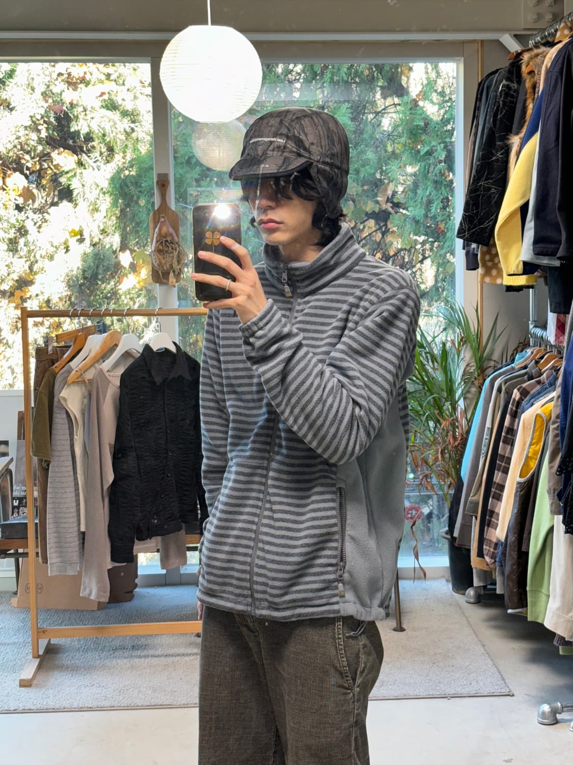 노스페이스 스트라이프 플리스 자켓 상품이미지2