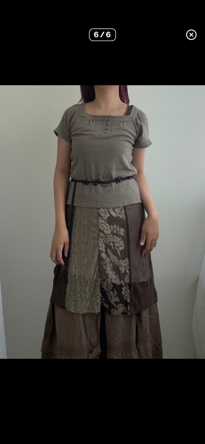 모카 무스 반팔티 에스닉 모리걸 상품이미지3