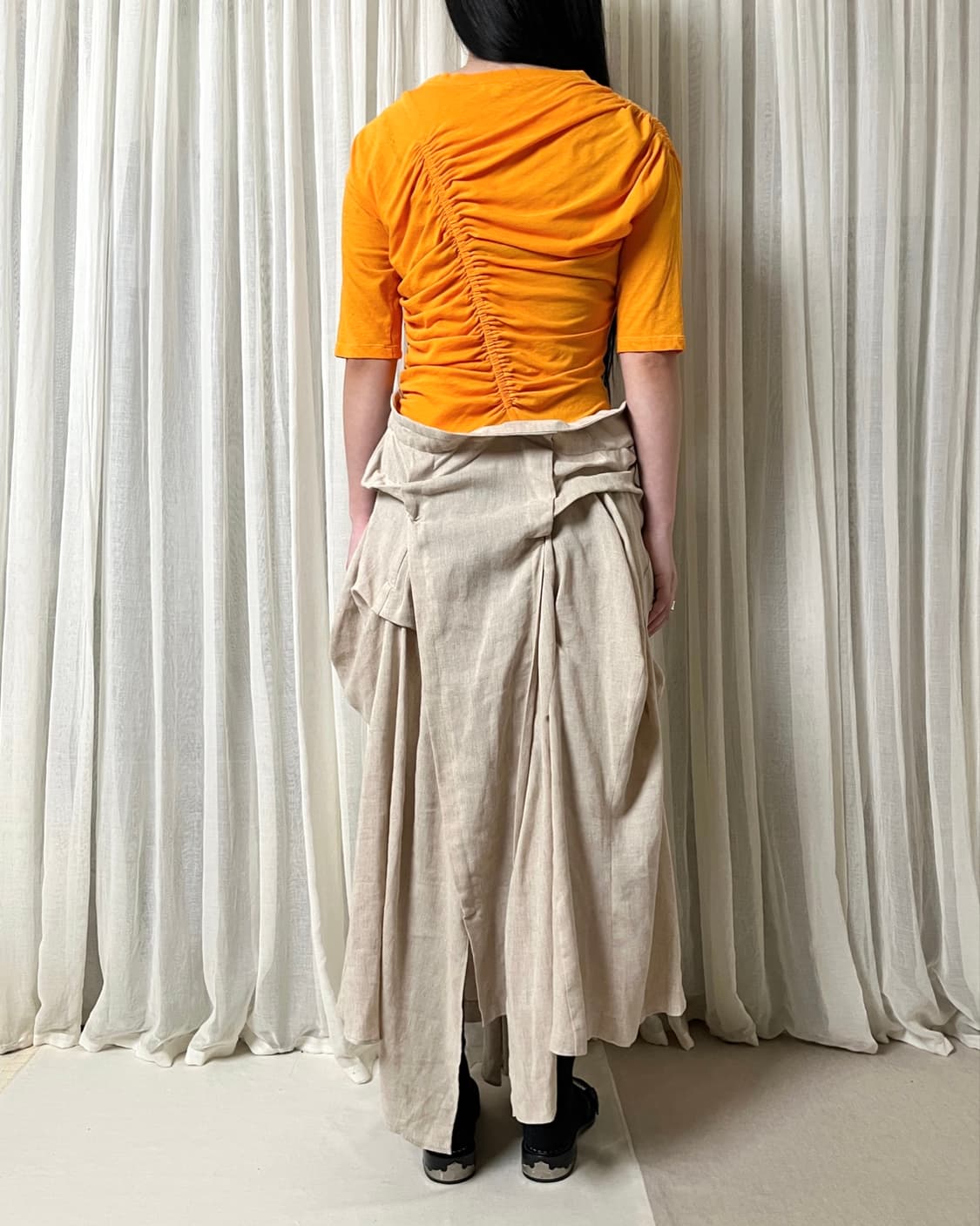 엔폴드 셔링 비대칭 원피스 enfold asymmetry dress 상품이미지9