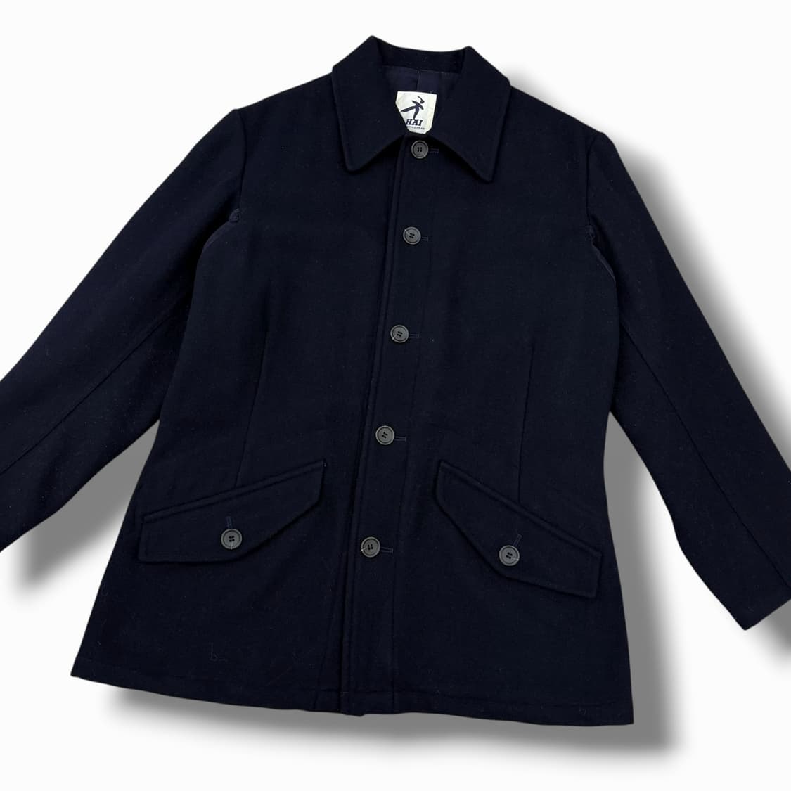 HAI 이세이미야케 멀티포켓 울자켓 딥네이비 상품이미지3