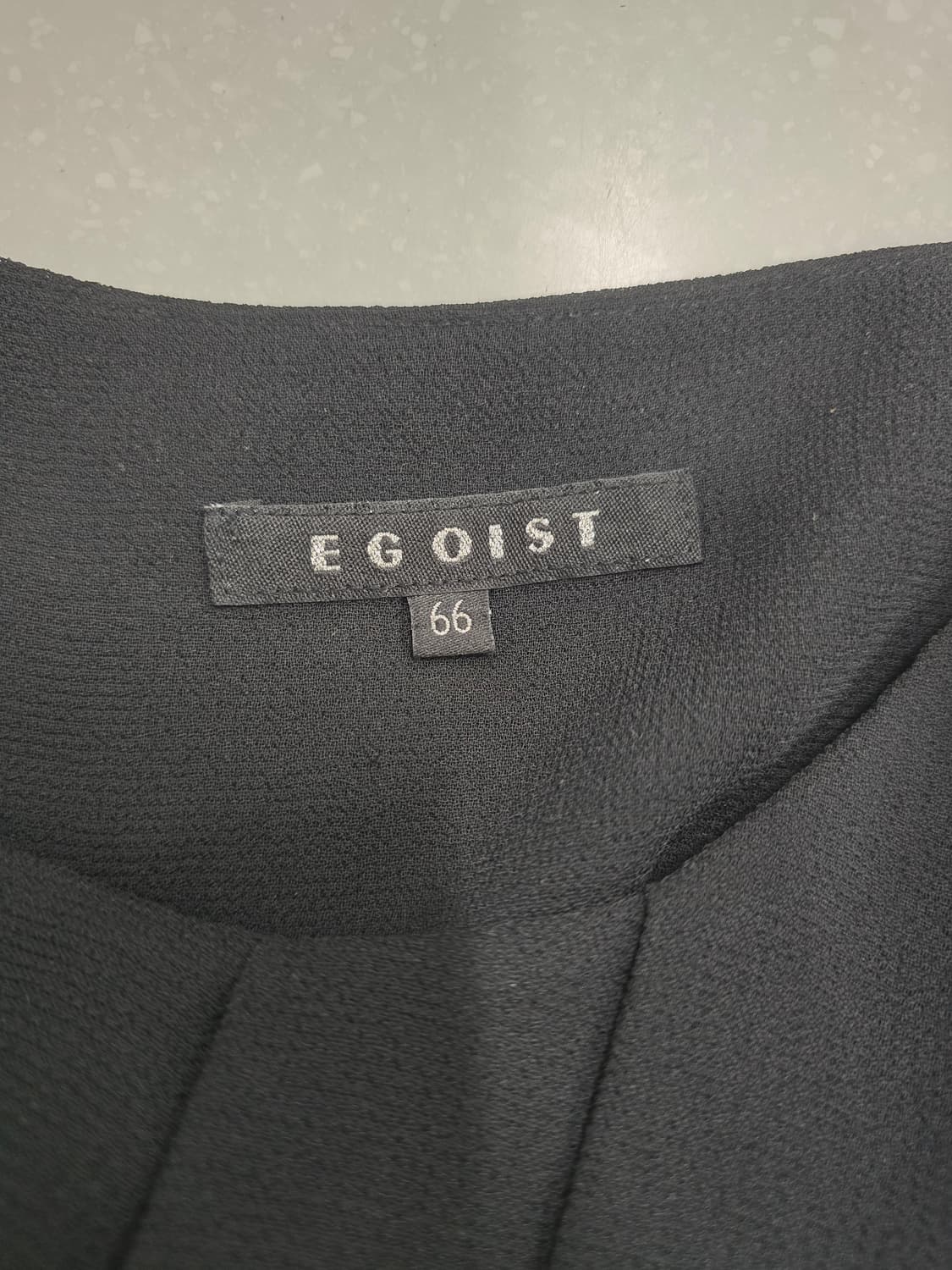 EGOIST 블랙 쉬폰 레이어드 미니 원피스 상품이미지8