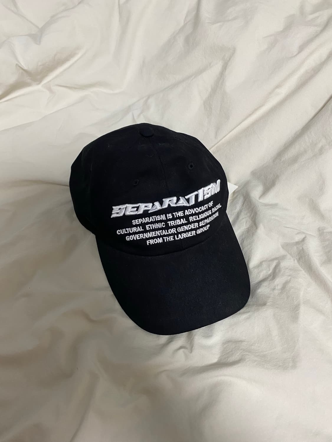 fwoh 포스센스티브 세파라티즘 볼캡 블랙 새상품 상품이미지1