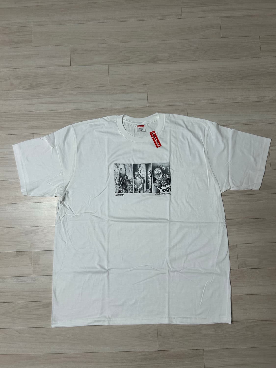 (2XL) 슈프림 미스터카툰 Pow 티셔츠  상품이미지2