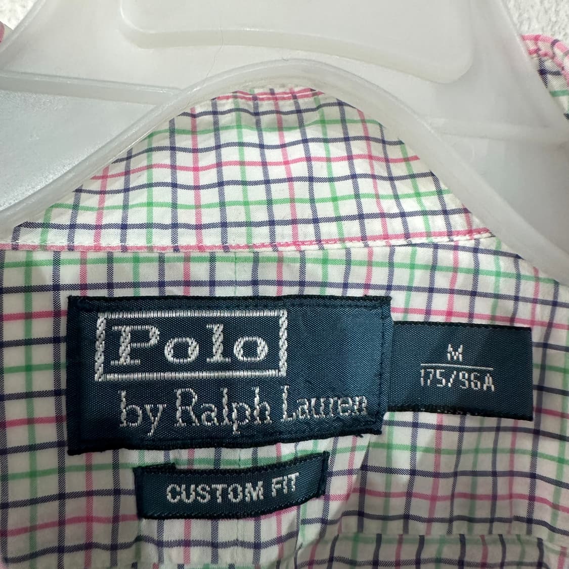 폴로랄프로렌 잔체크 셔츠 M 상품이미지3