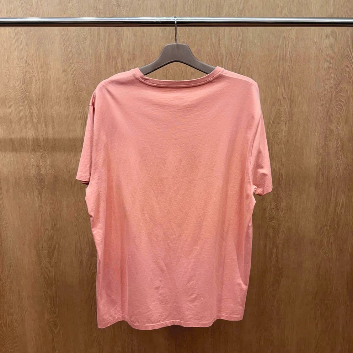 폴로 랄프로렌 커스텀 반팔 티셔츠 포니 자수 로고 디테일 코랄 핑크 상품이미지3