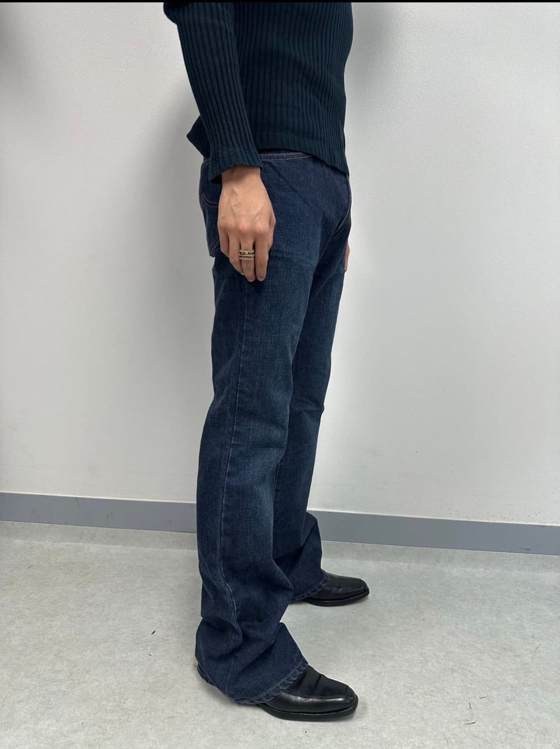 밥슨 벨바텀 플레어진 부츠컷 상품이미지2