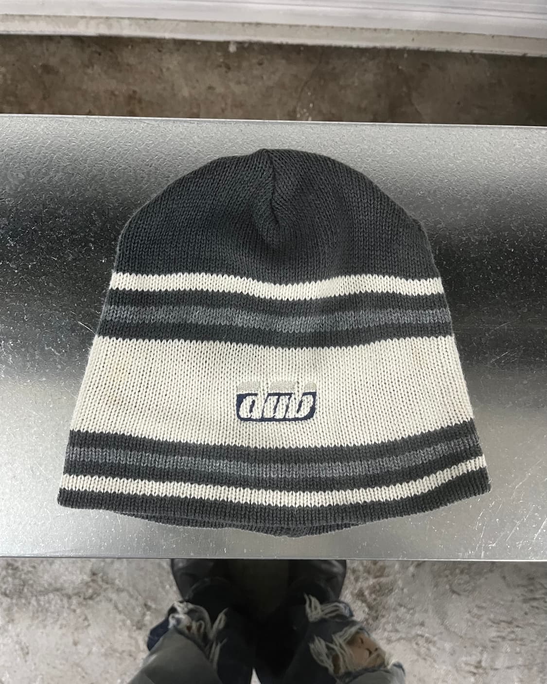 vtg stripe beanie 상품이미지3