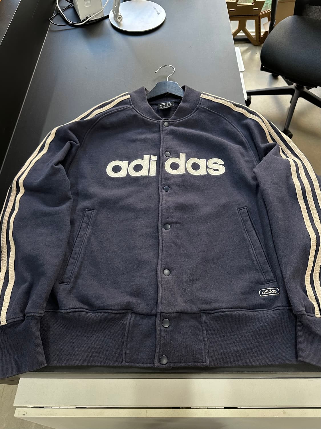 아디다스 올드스쿨 코튼 바시티자켓 상품이미지4