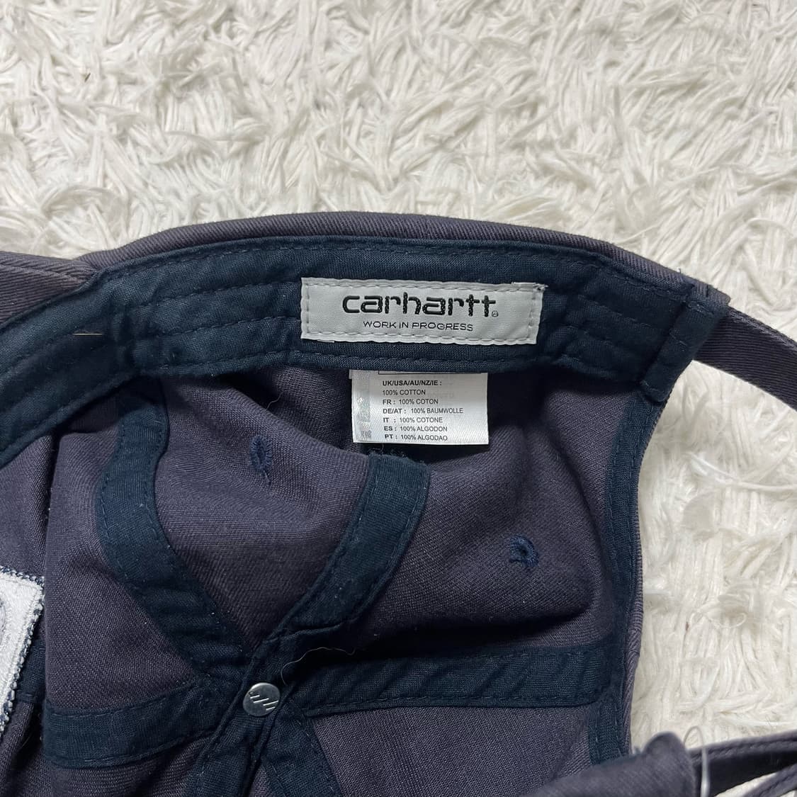 Carhartt navy ball cap 상품이미지3