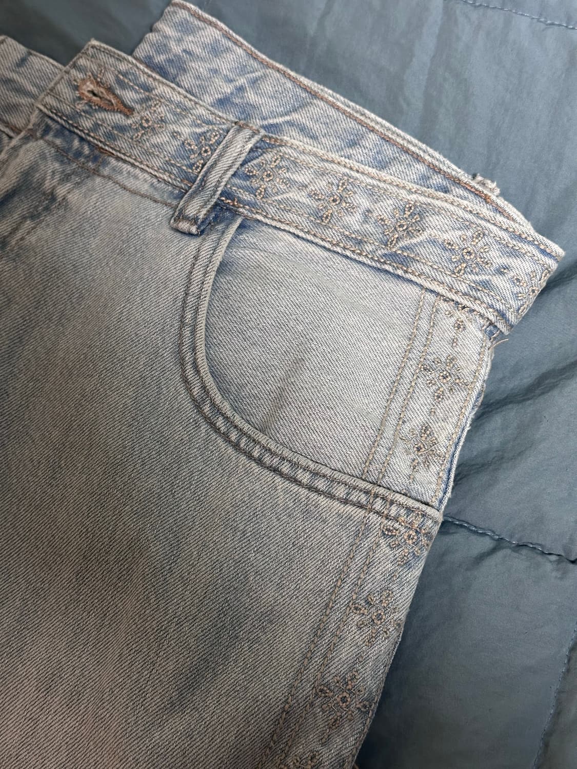 (강추) ZARA 플라워 데님 상품이미지1