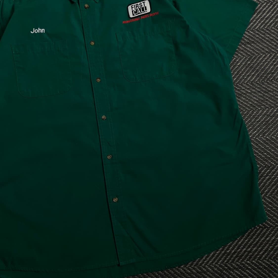 USA 오리지날 빈티지 박시핏 워크 셔츠o 3946 상품이미지2