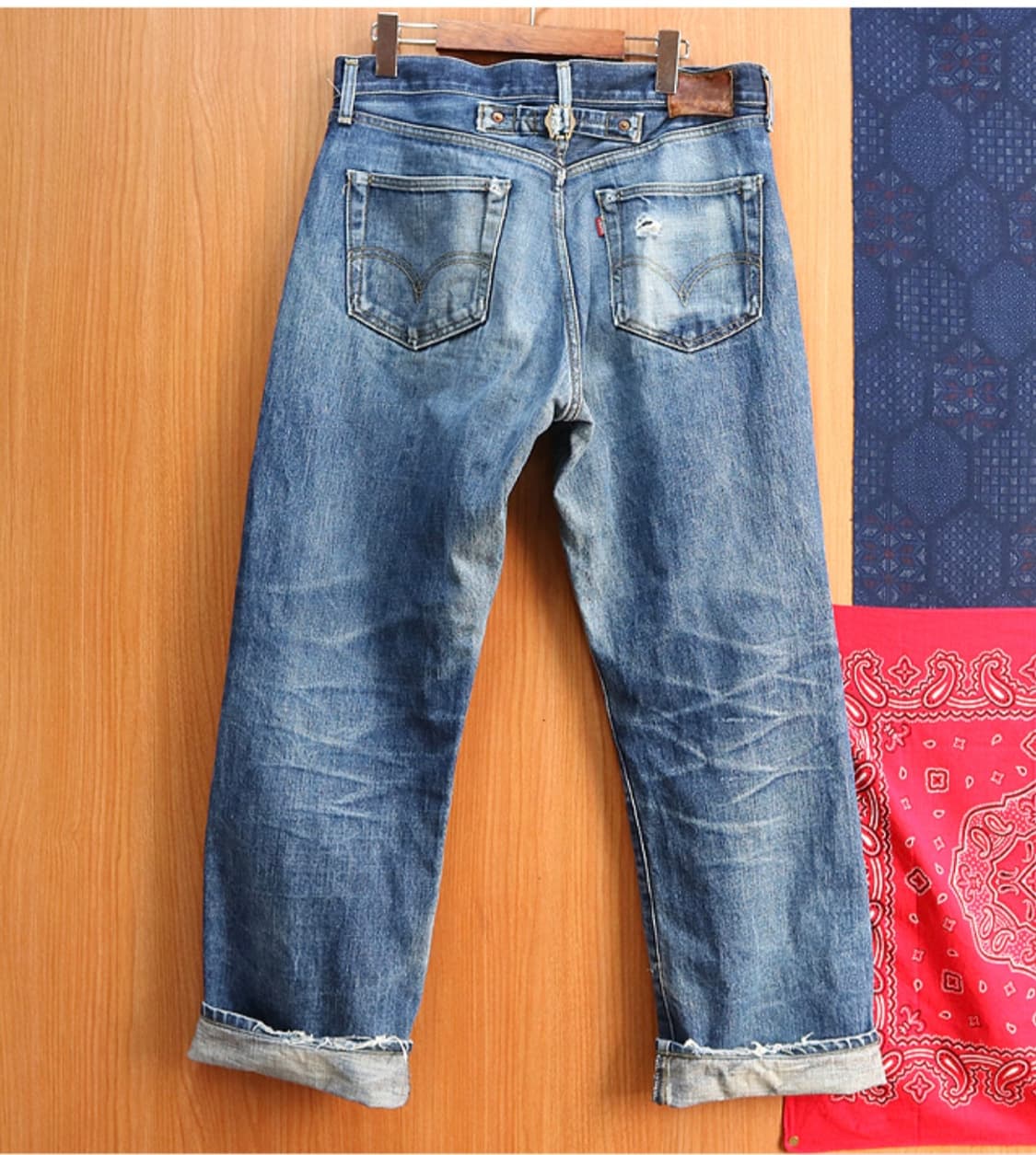 
일본판 90S LEVIS LVC 리바이스 702XX 빅 E 셀비지 데님 상품이미지6