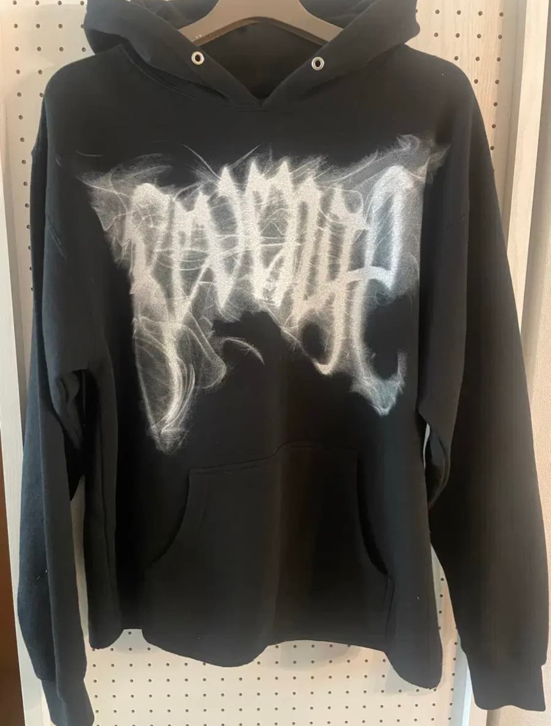 리벤지 스모크 후드 블랙 M사이즈 상품이미지2