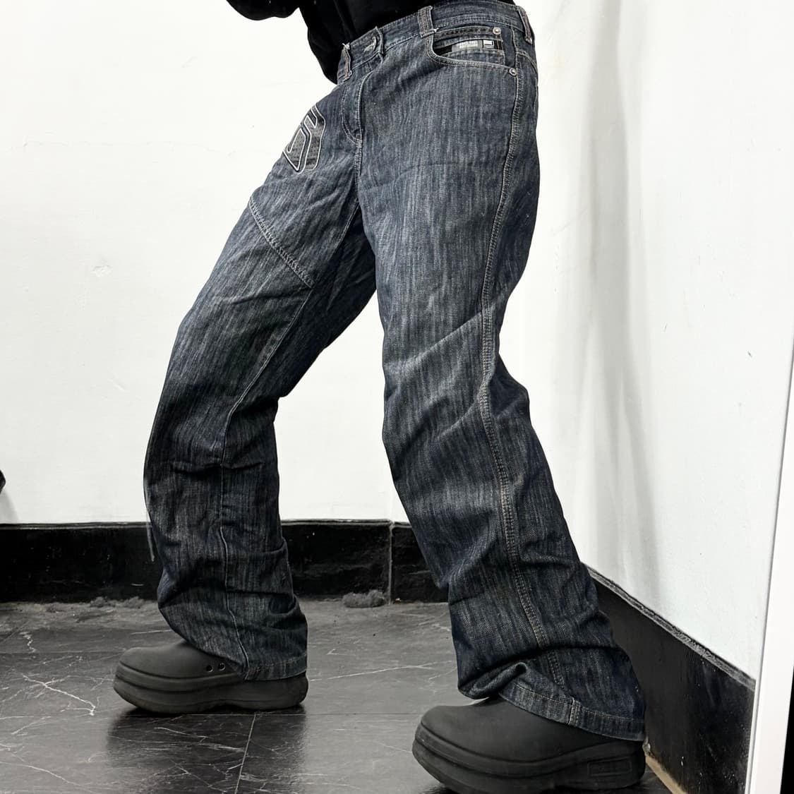 후부 올드스쿨 데님 팬츠 상품이미지3
