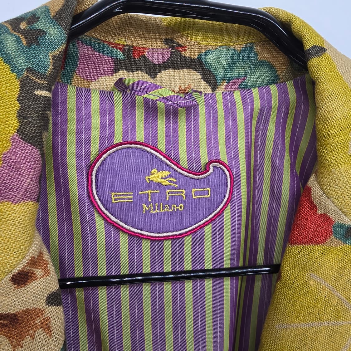 ETRO Milano 플로럴 린넨 자켓 (Made in Italy) 상품이미지2