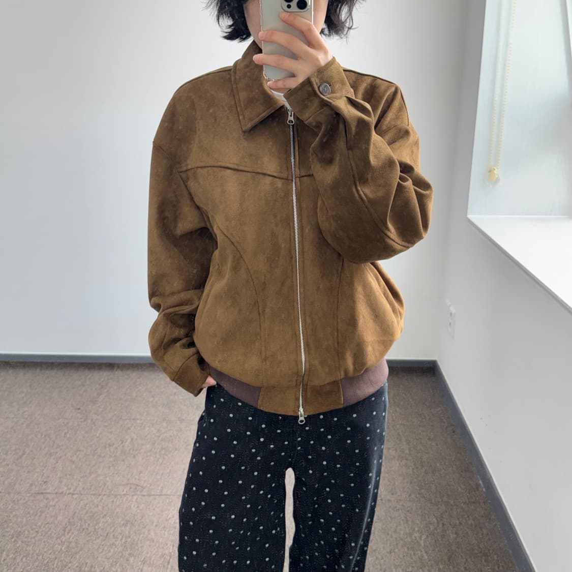 Senne 센느 카멜 스웨이드 자켓  상품이미지1