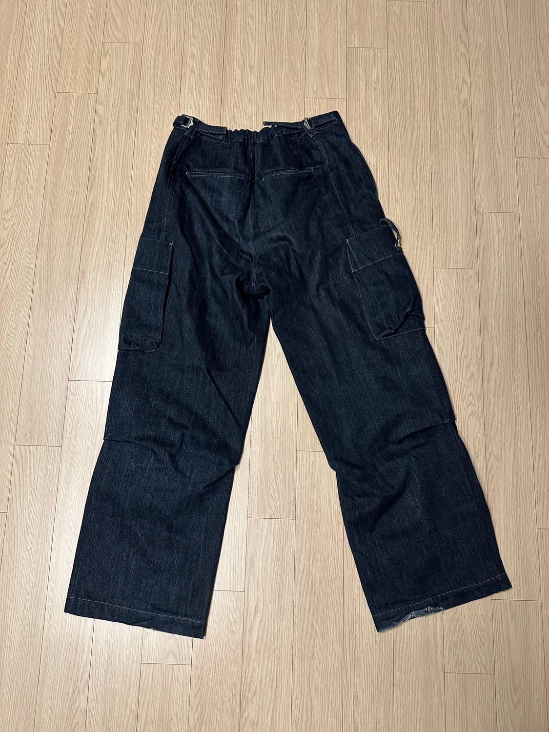 [L] 하이로드 데님 카고 팬츠 상품이미지3
