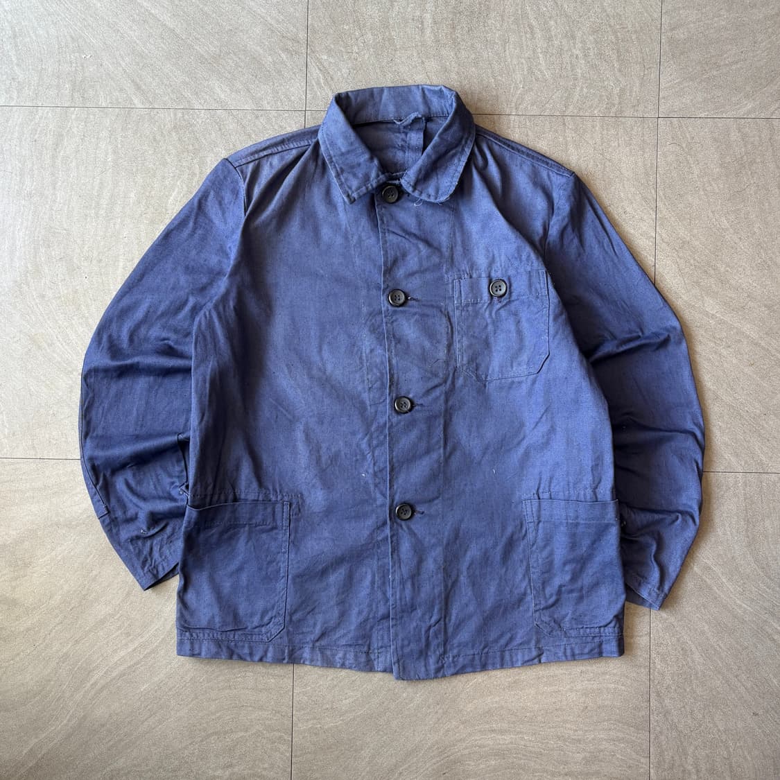 90년대 빈티지 프랑스 생산 프렌치 워크 트윌코튼 자켓 상품이미지1