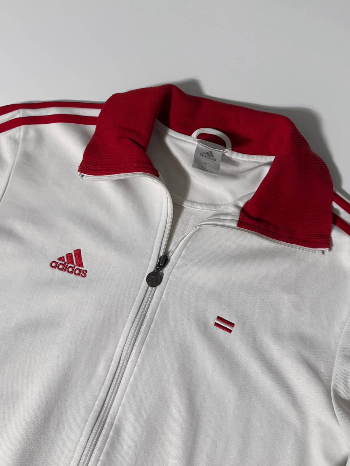 아디다스 루즈핏 코르도바 유로2008 흰 빨 트랙 져지 상품이미지3