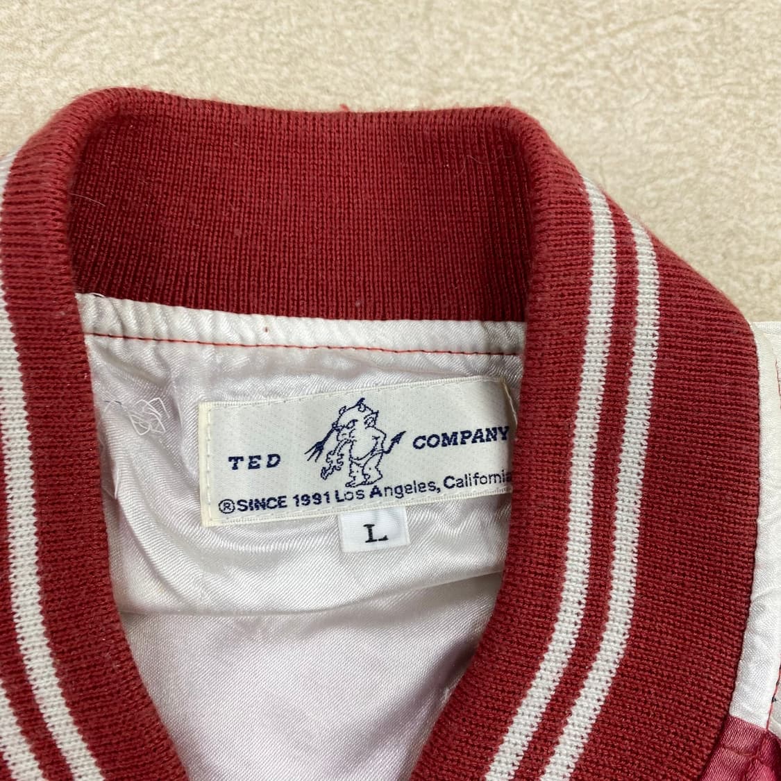 90s 테드 컴퍼니 og 빈티지 자수 스카잔 (100) 상품이미지9