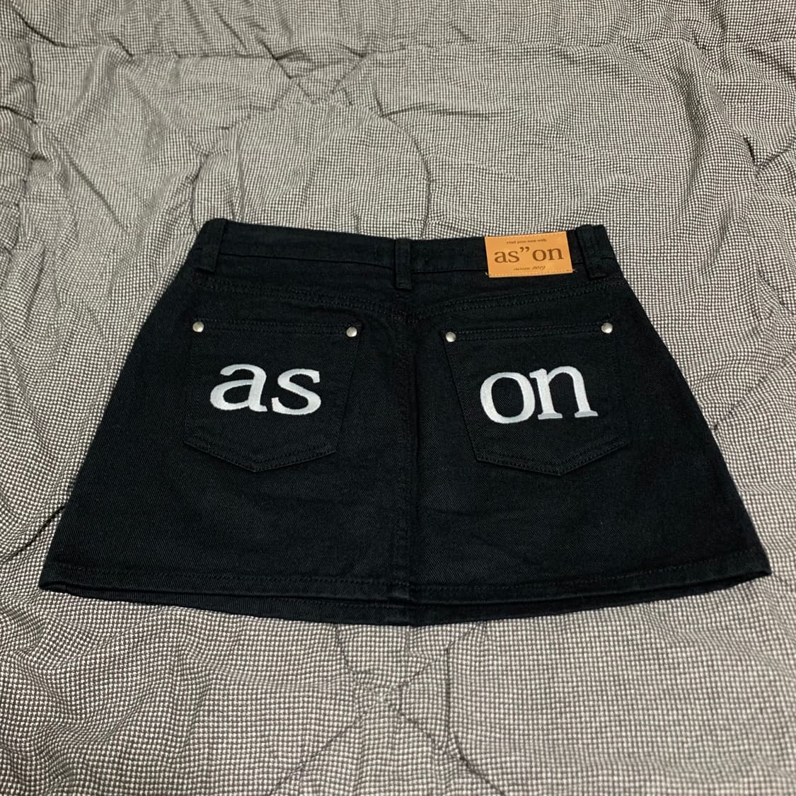 애즈온 POG SKIRT 포그 스커트 치마 상품이미지2