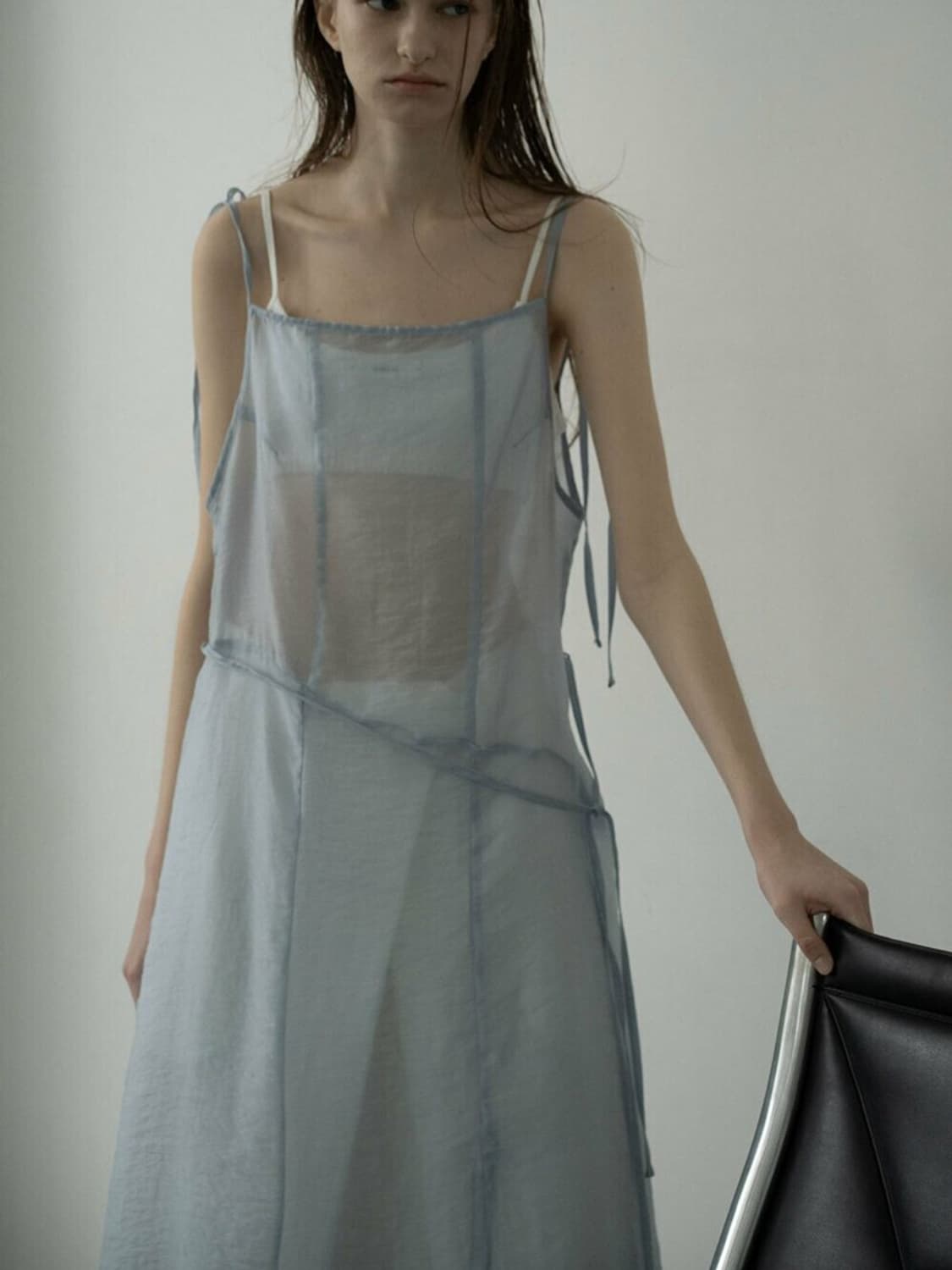 모슈파모슈 레이어드 시스루 원피스 상품이미지2