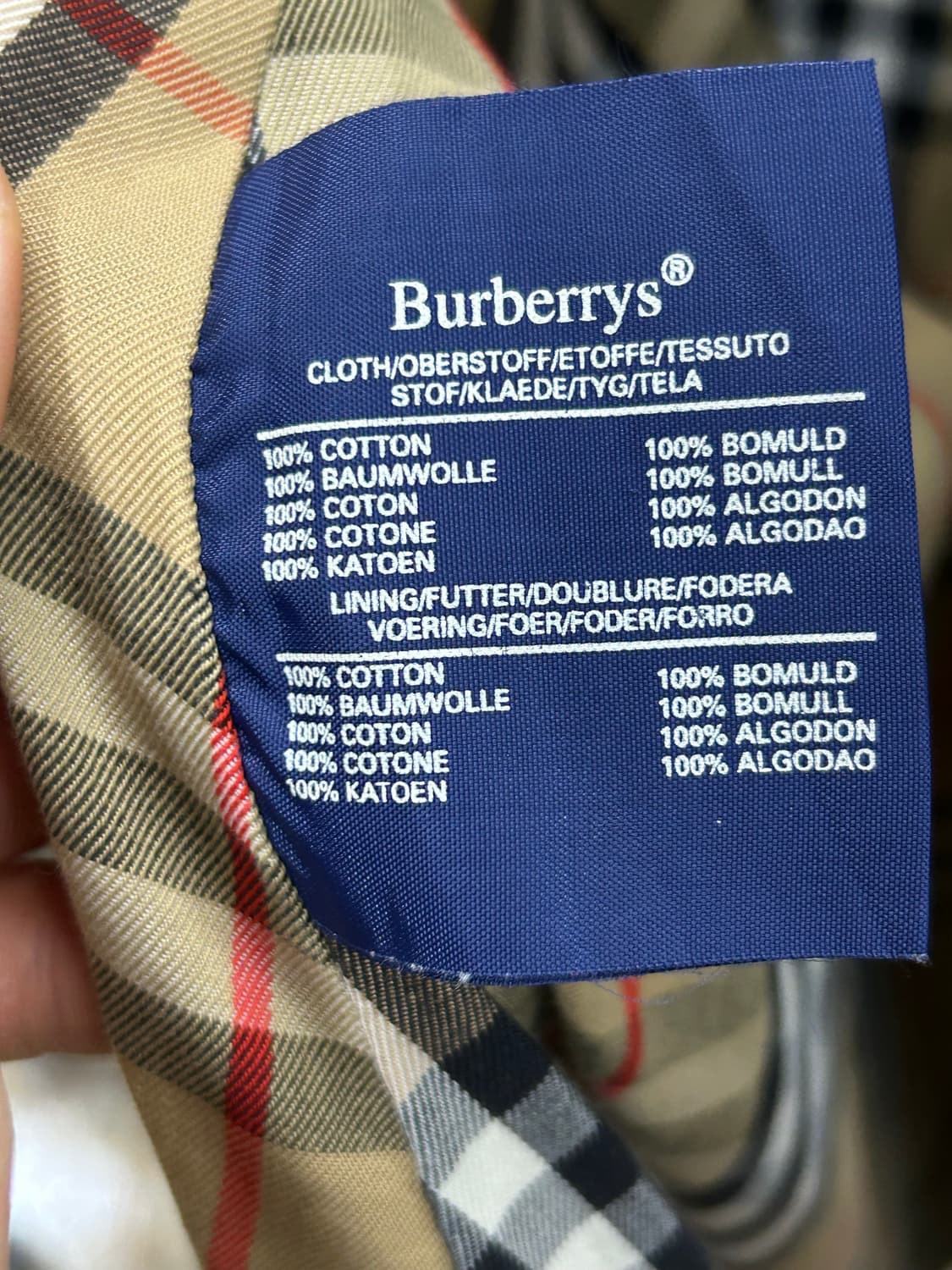 버버리 코튼 롱 코트 에메랄드 그린 상품이미지8