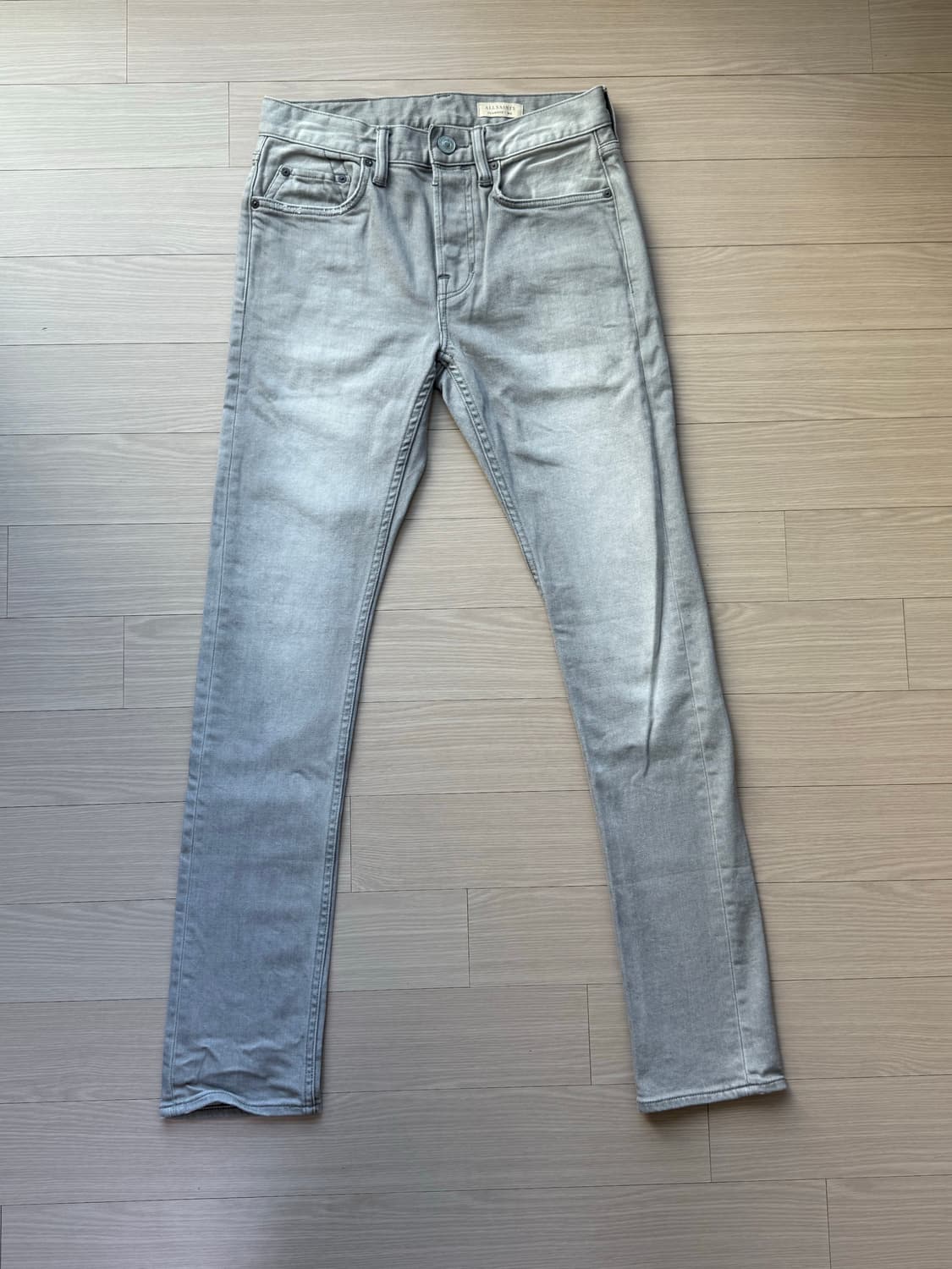 올세인츠 시가렛 그레이 위싱 데님 진 상품이미지1