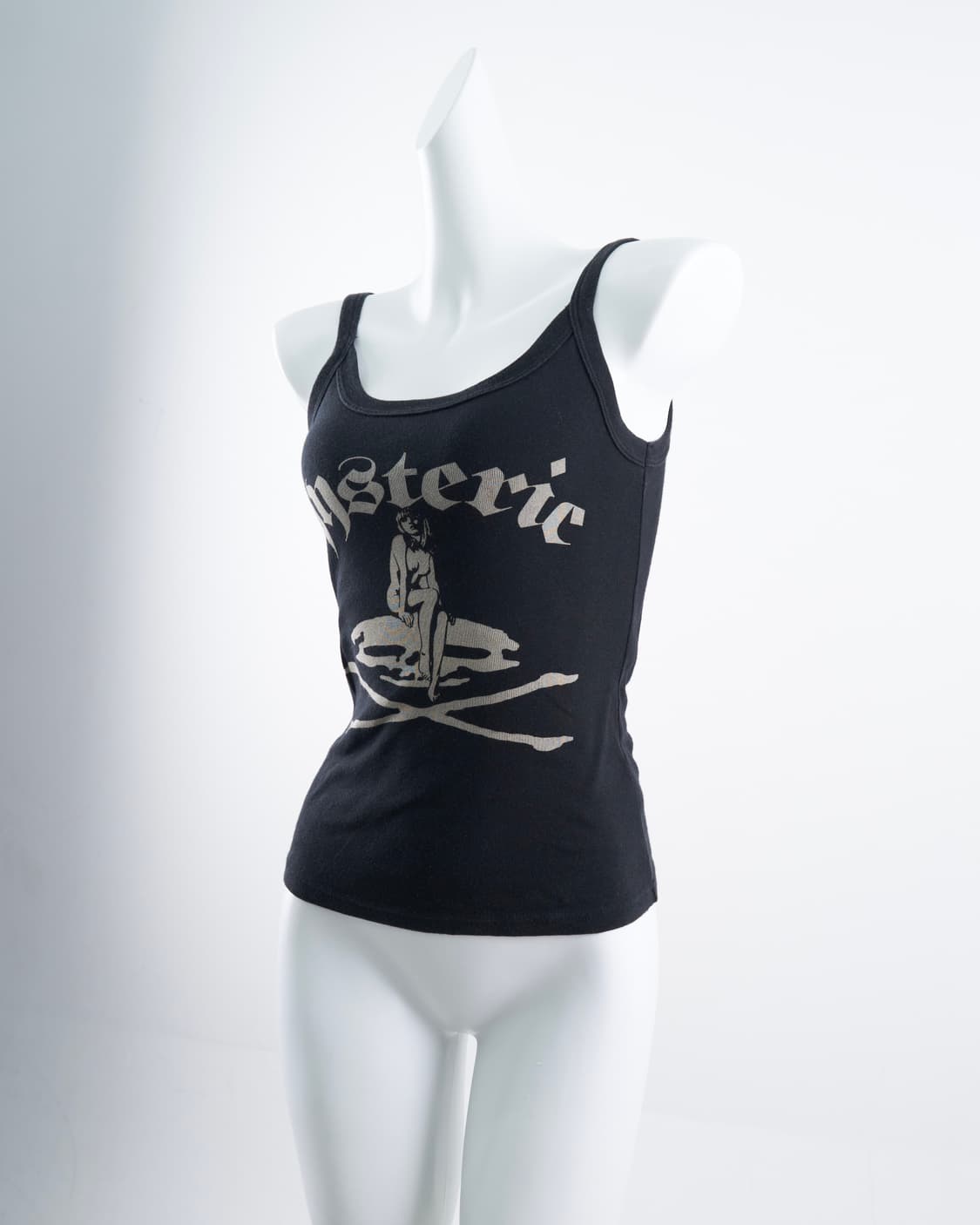 Hysteric Glamour 블랙 스컬 숏 슬립 상품이미지5