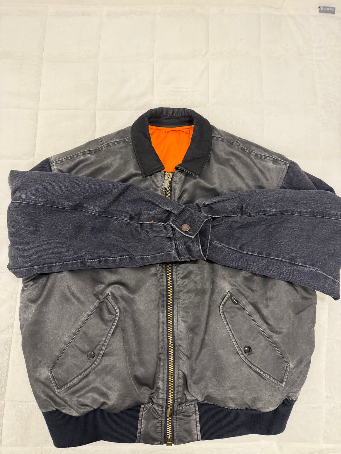 슈프림 데님 스리브 ma-1 상품이미지1