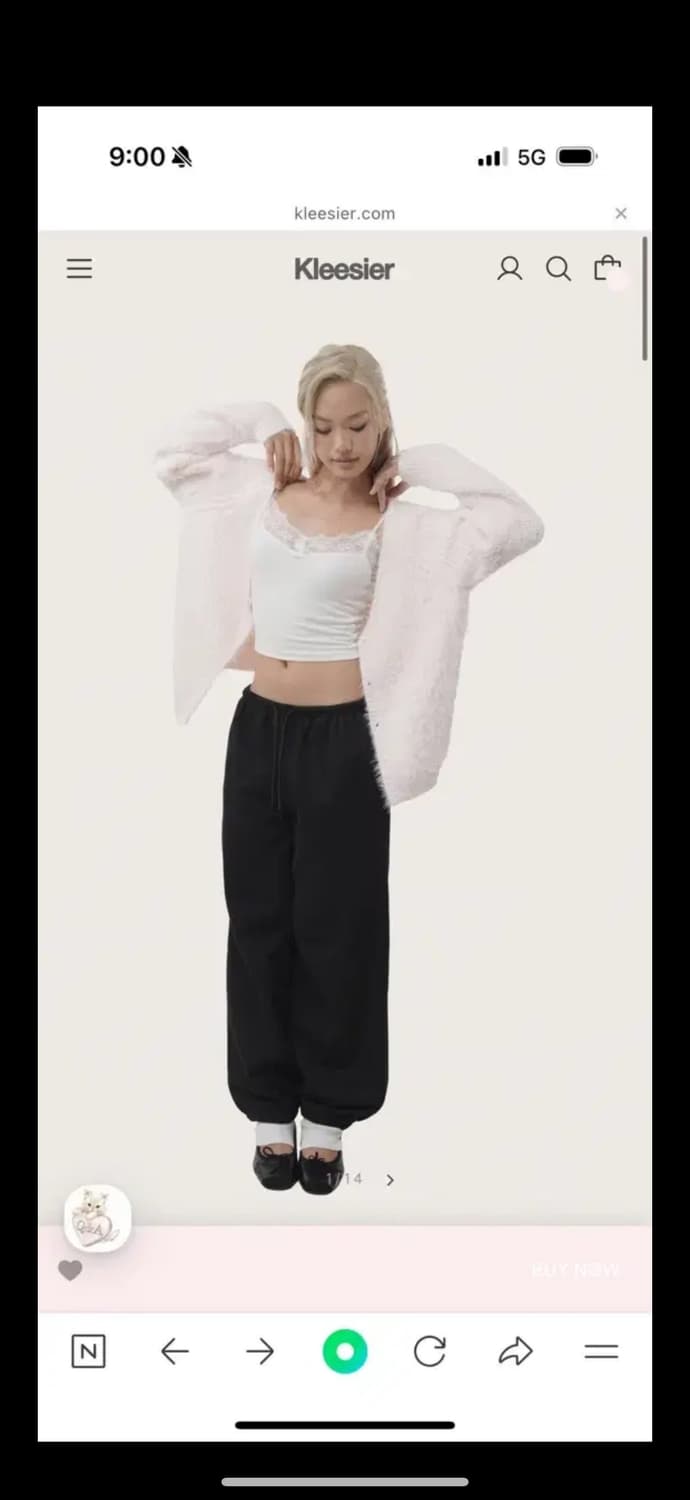 [클리시어] Sugarplum hairy cardigan pink 상품이미지1