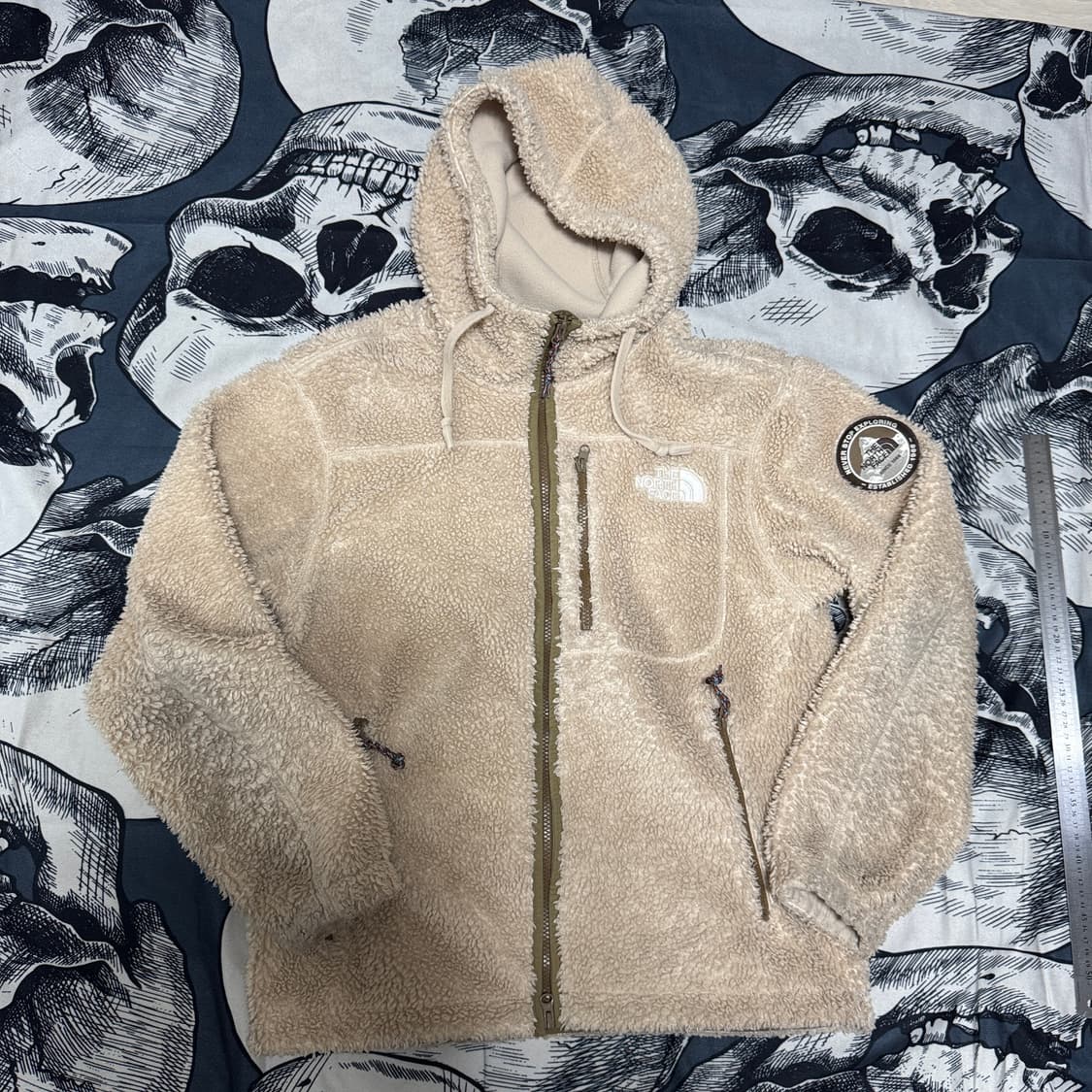 노스페이스 뽀글이 후리스 후드 집업 M95사이즈 상품이미지1