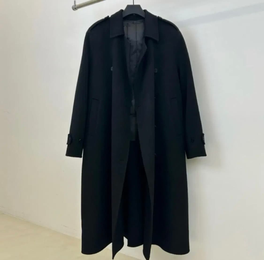 엘프 트랜치핸드메이드코트(블랙) 상품이미지2