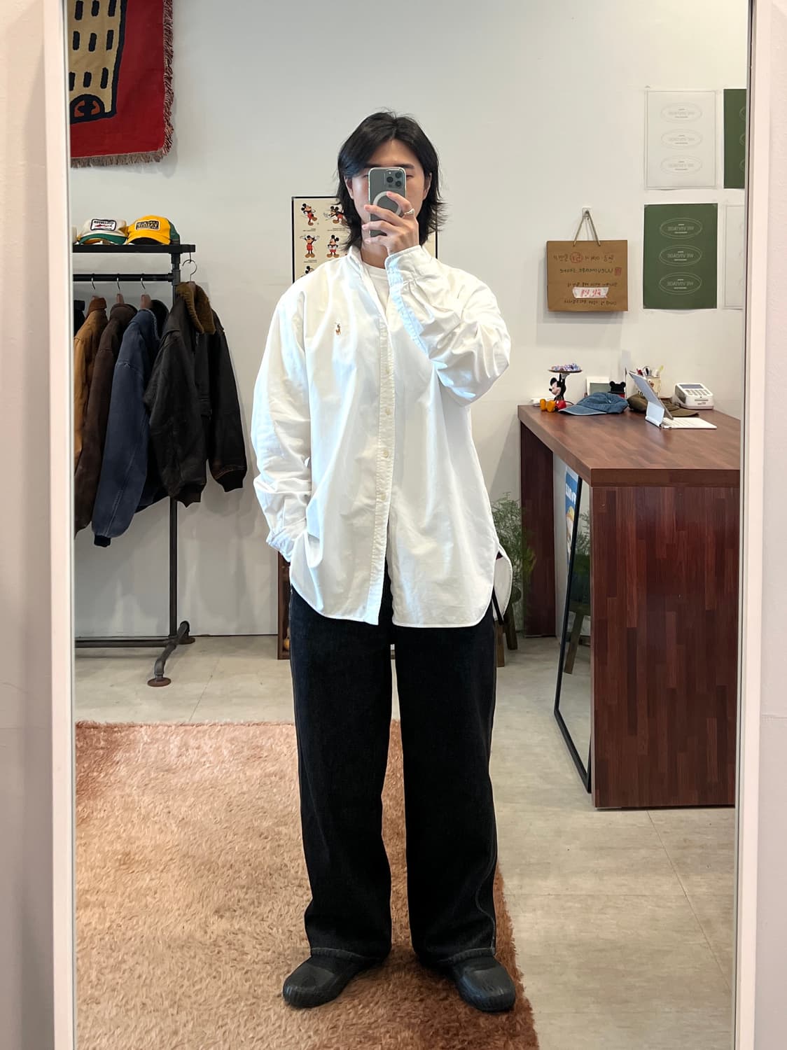 Polo ralph lauren 폴로 랄프로렌 화이트 옥스퍼드 셔츠 상품이미지2