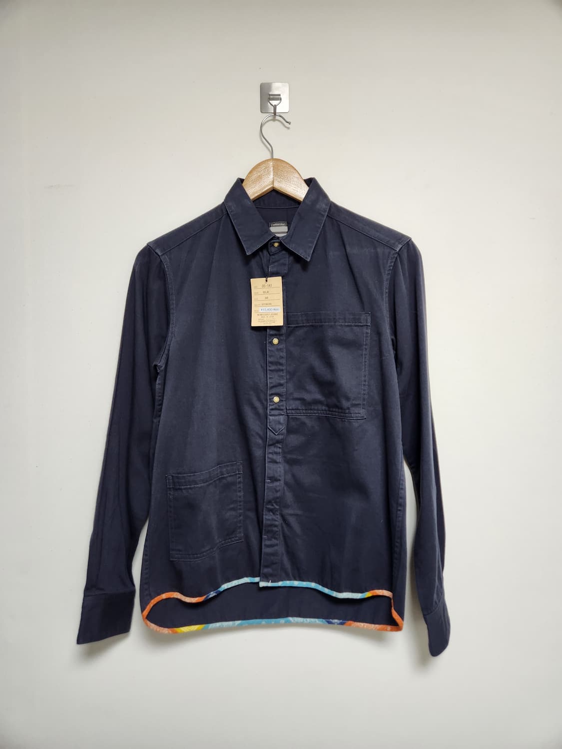 모모타로진Momotaro jeans 투포켓 셔츠 M - S219 상품이미지1