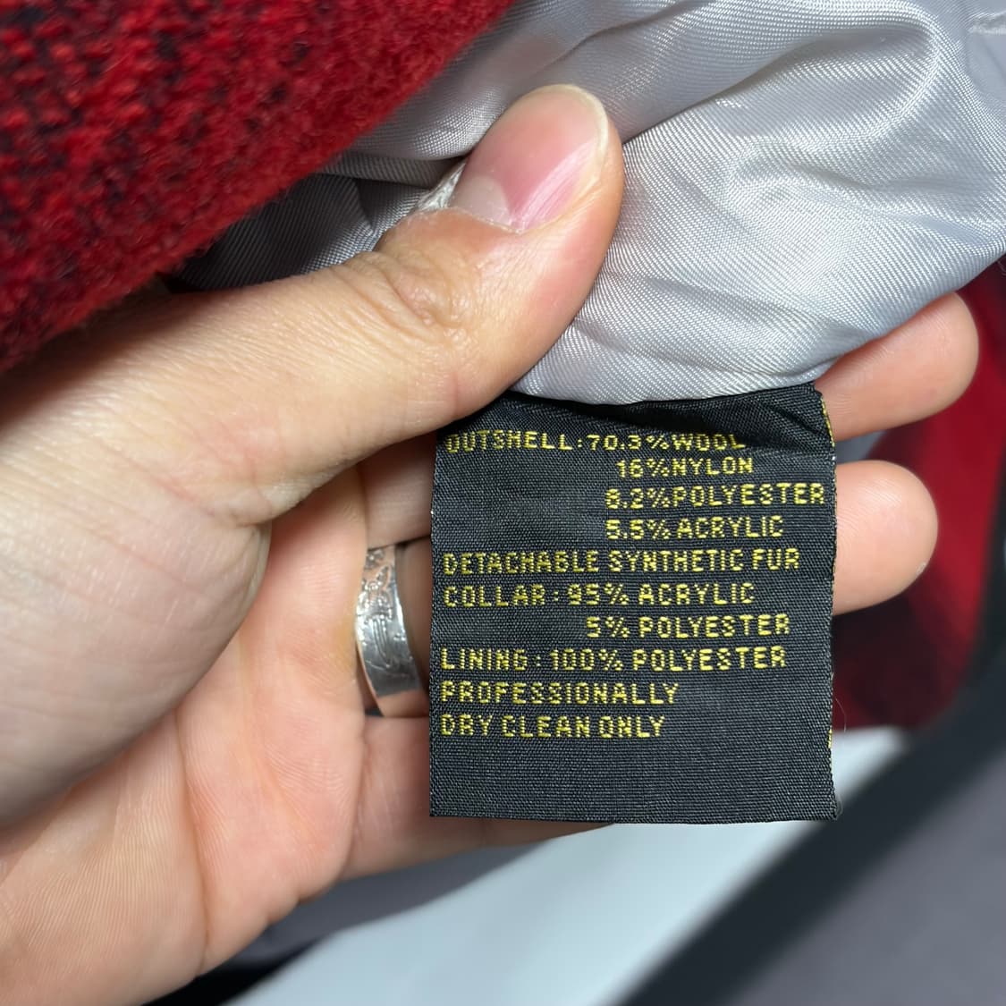 SCHOTT 버팔로 울 체크 G-1 상품이미지7