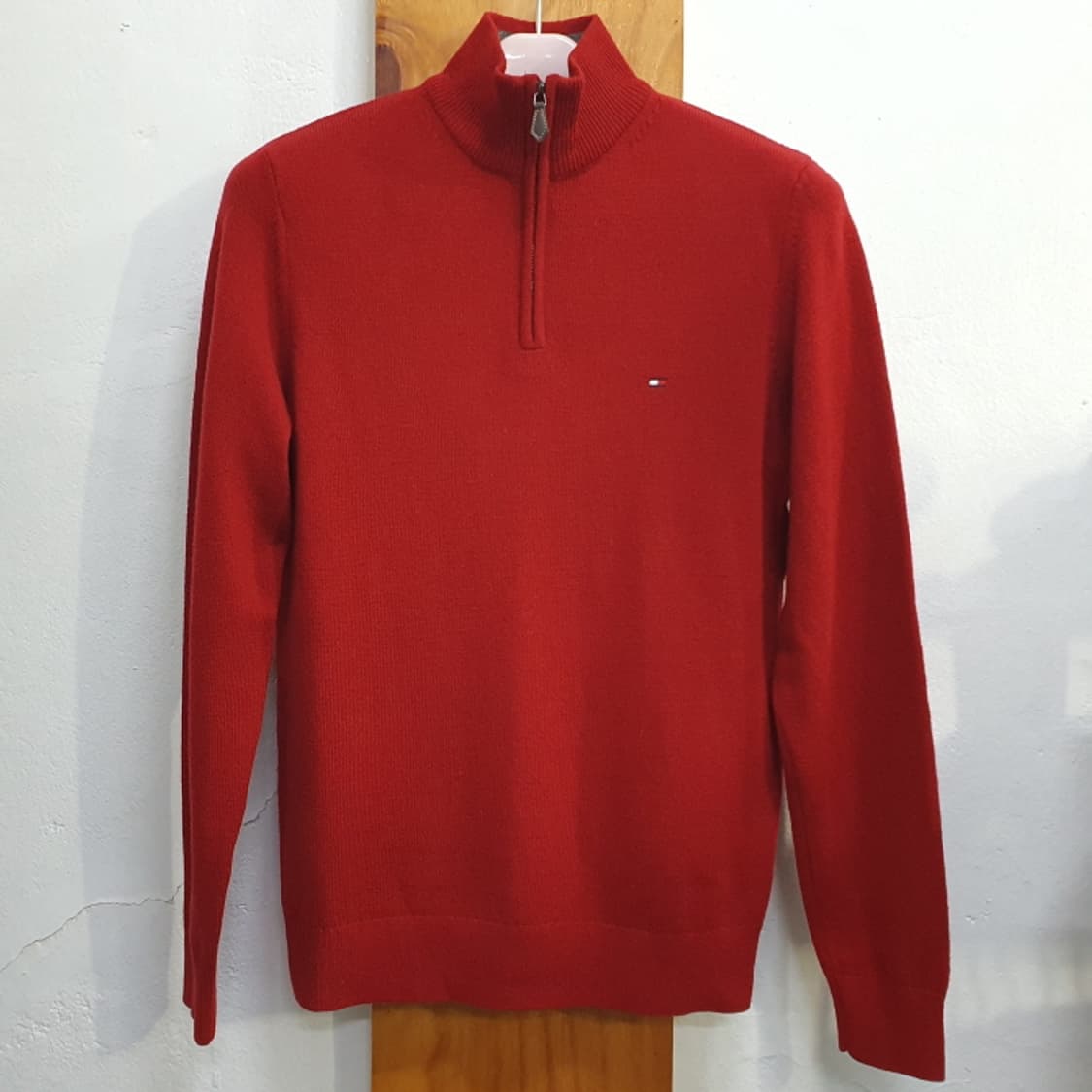 타미힐피거 프리미엄 메리노 울 집업 니트(95) 상품이미지1