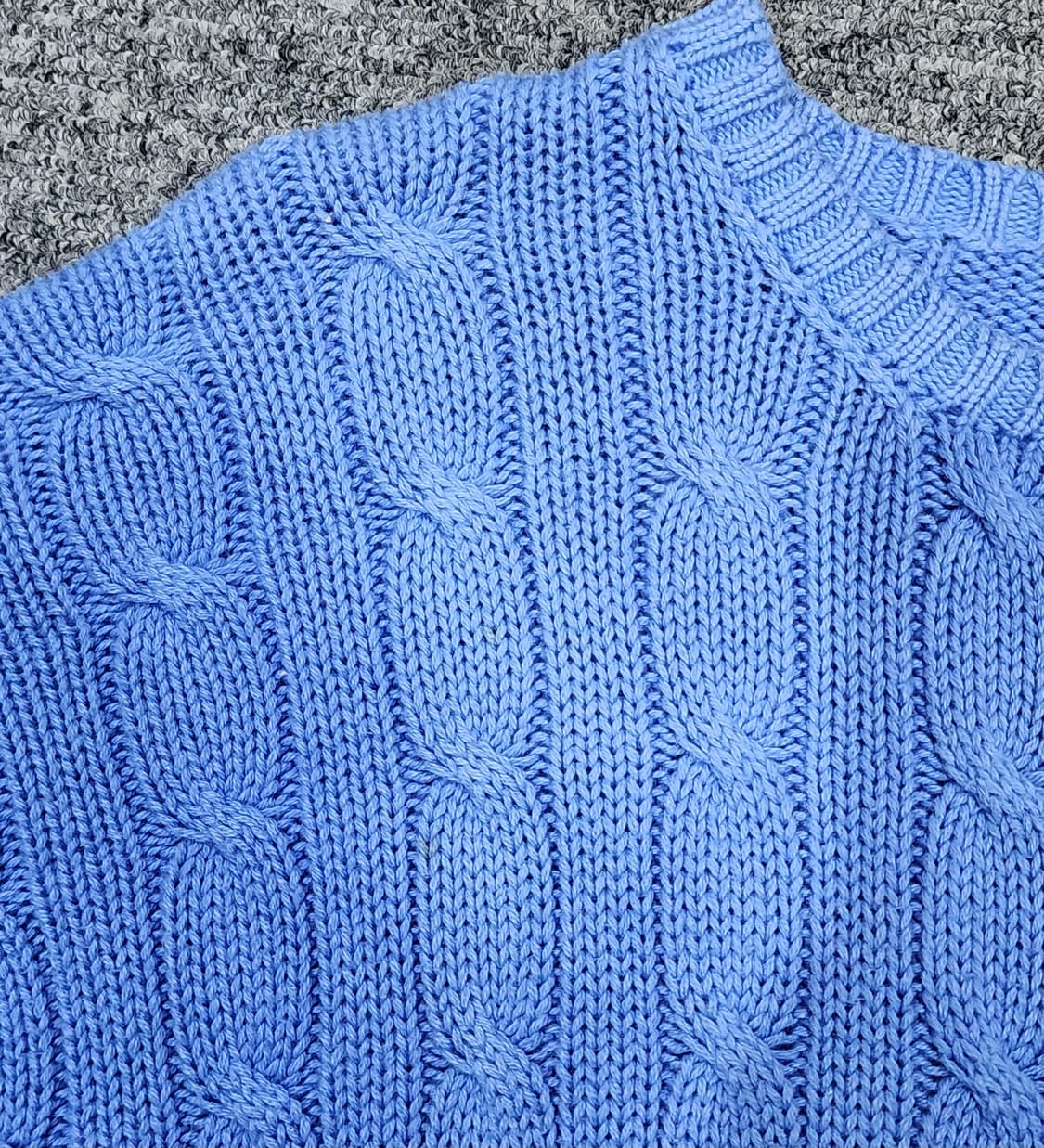 폴로 골프 폴로 랄프로렌 90s 크레스트 자수 케이블 니트 스웨터 XL 상품이미지4