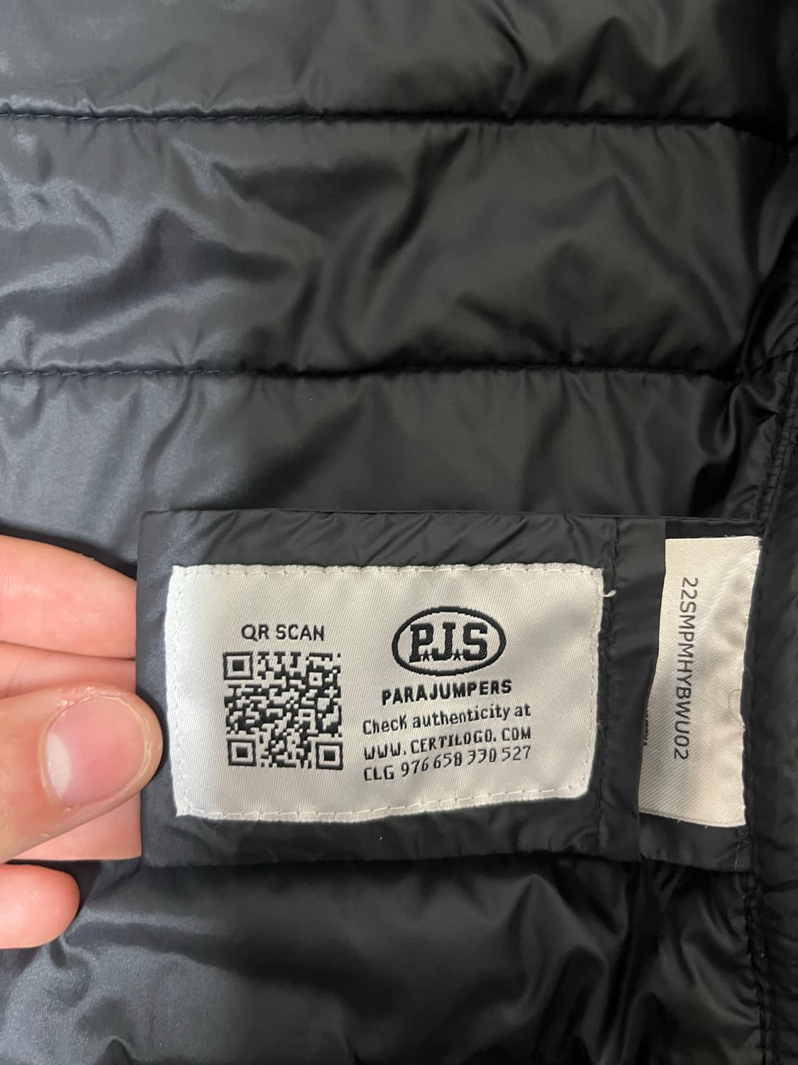 파라점퍼스 경량패딩 23fw 제이든 m 블랙 니트패딩 상품이미지5