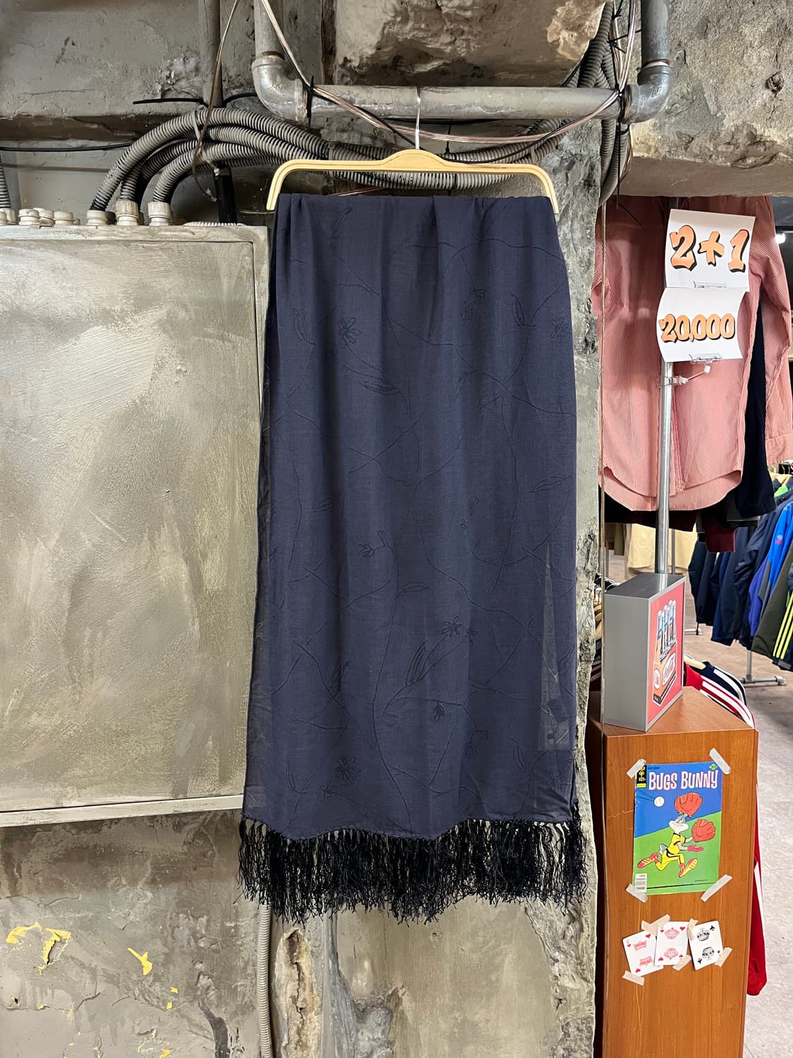 발망 스카프 네이비 #csz3032 상품이미지3