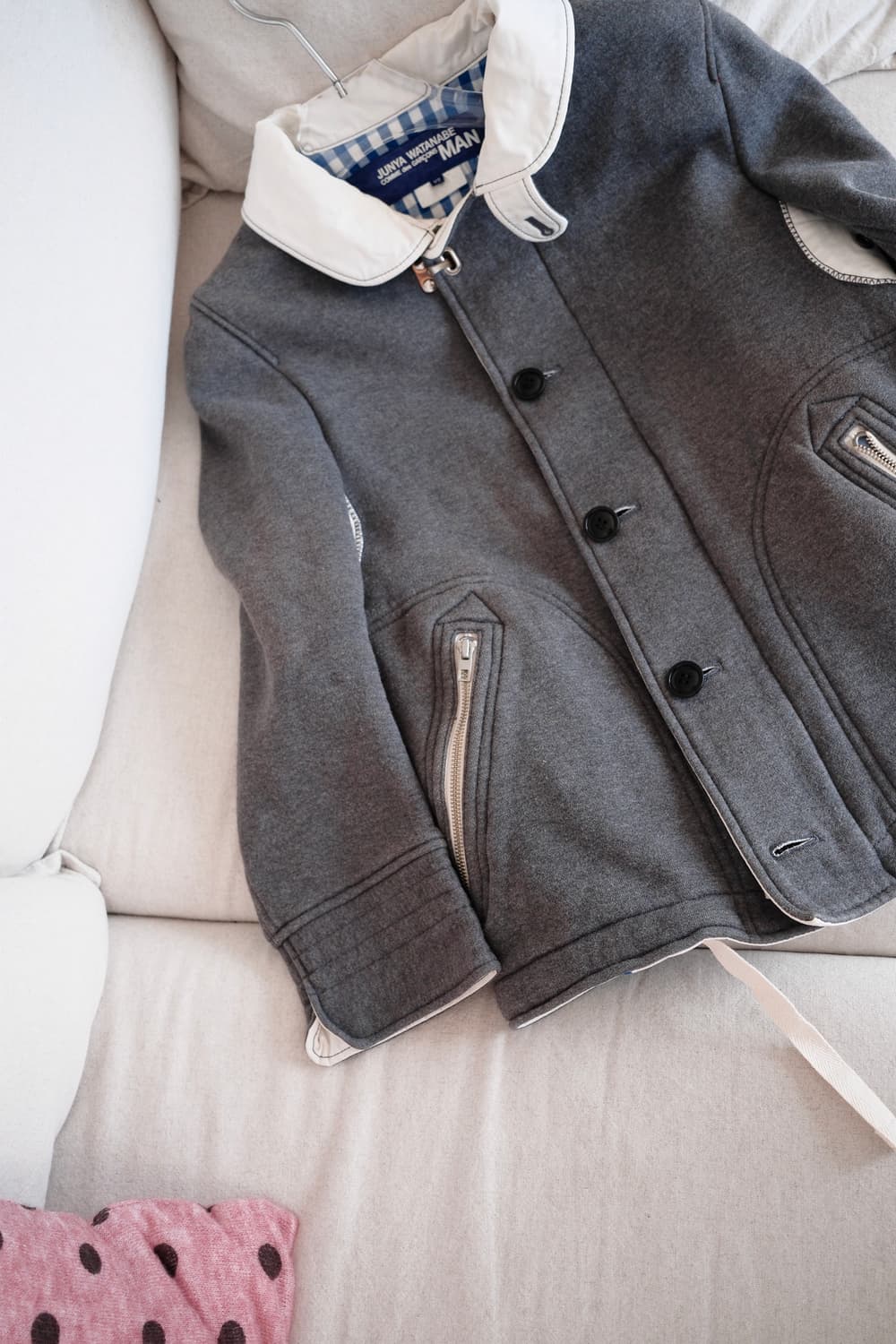 Patched sweat jacket 상품이미지1