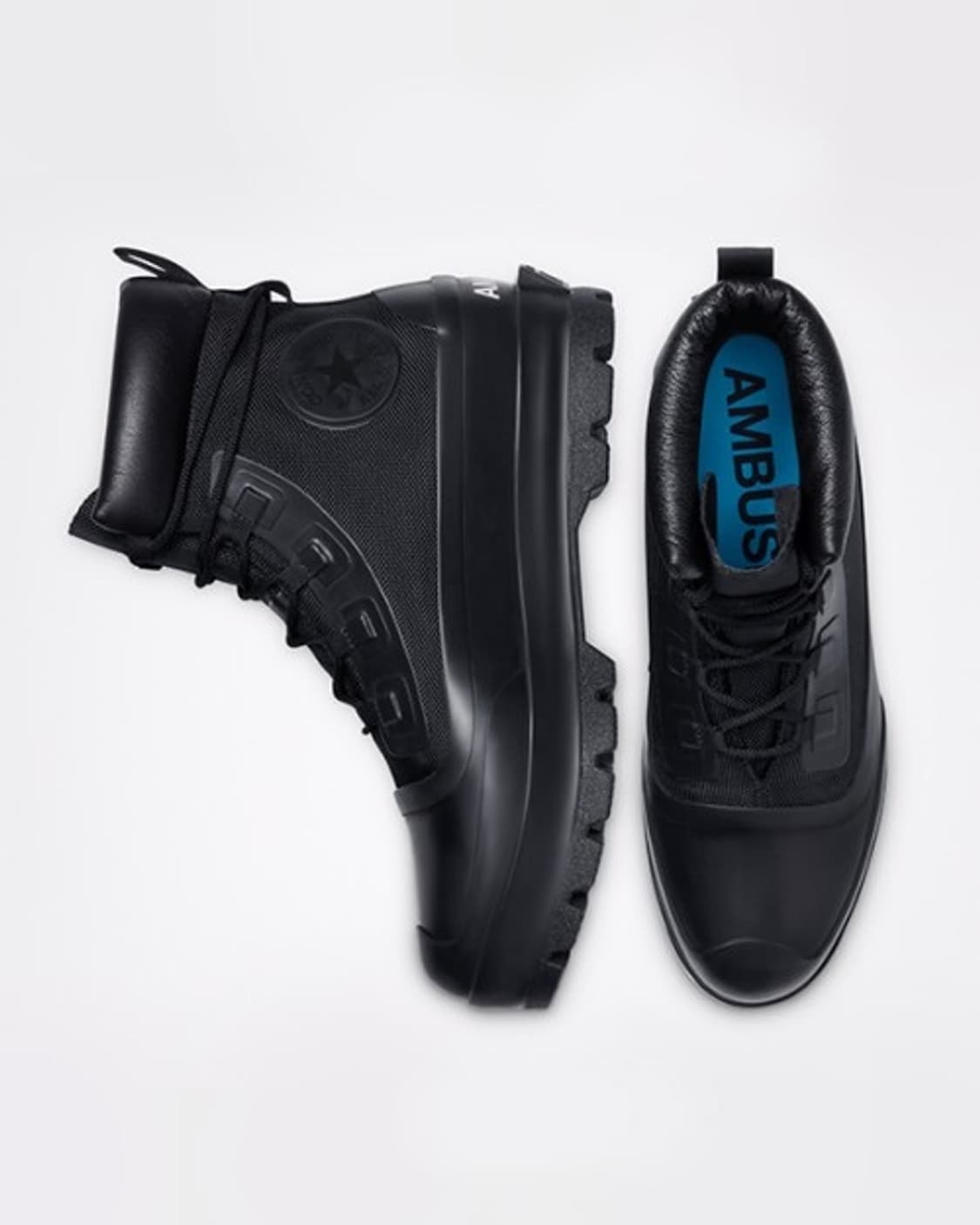 컨버스 X AMBUSH 콜라보 워커 부츠 블랙 250 상품이미지3