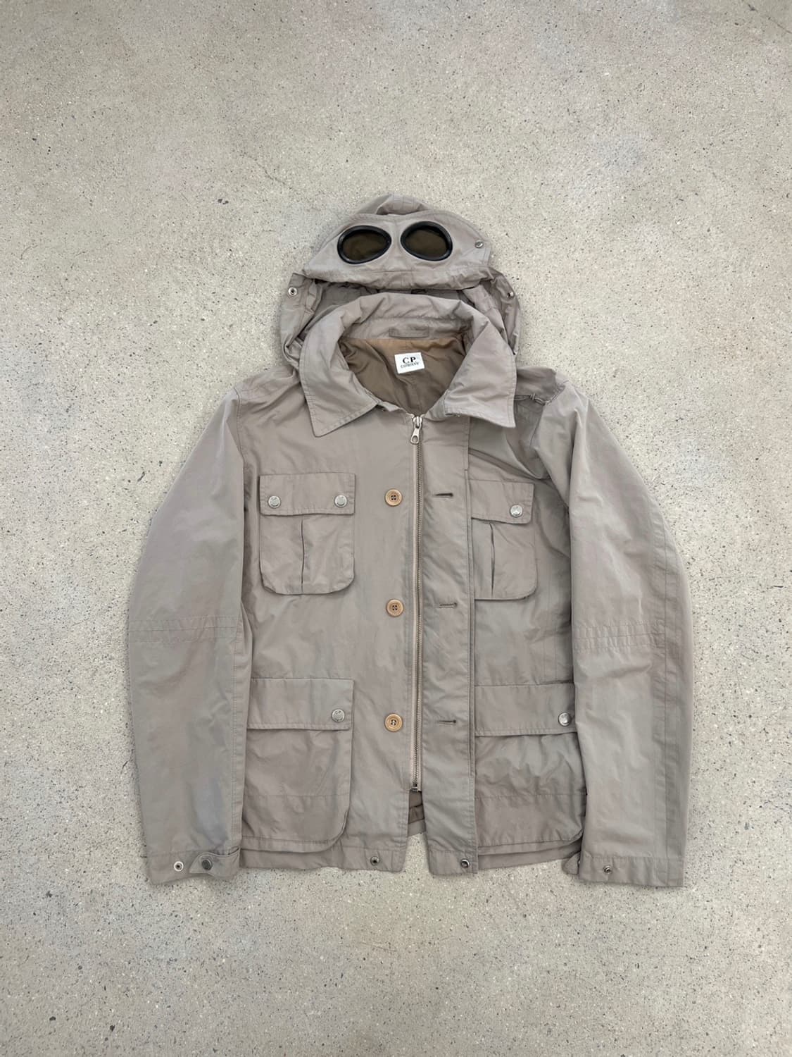 CP컴퍼니 고글 후드 필드 자켓 상품이미지2