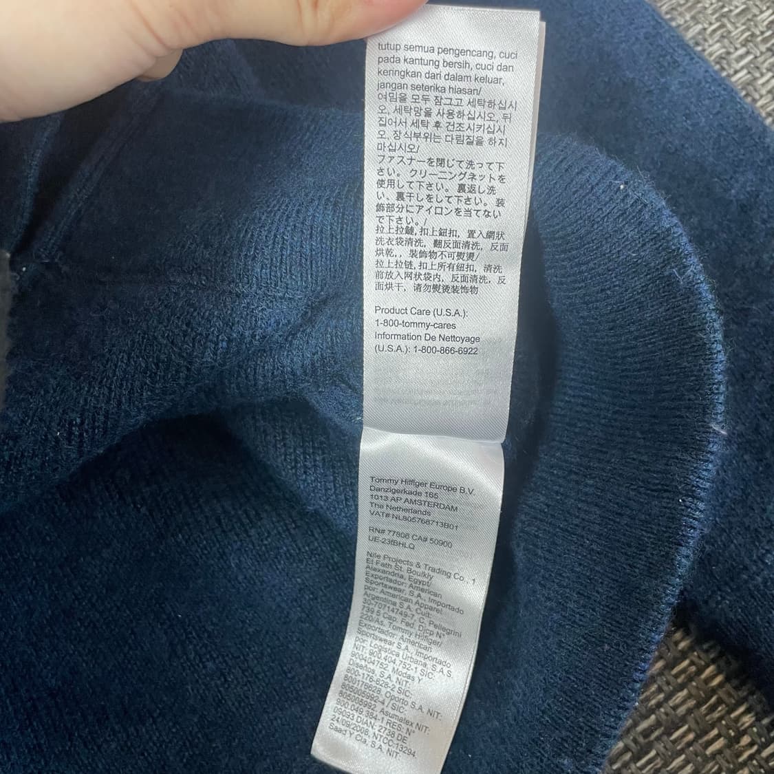 타미힐피거 인터락 램스울 가디건 M 상품이미지7