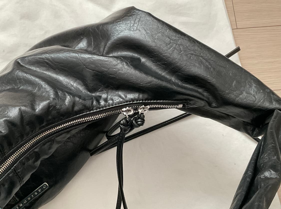 트리밍버드 Zipper Finishing Leather 호보백 가방 상품이미지4