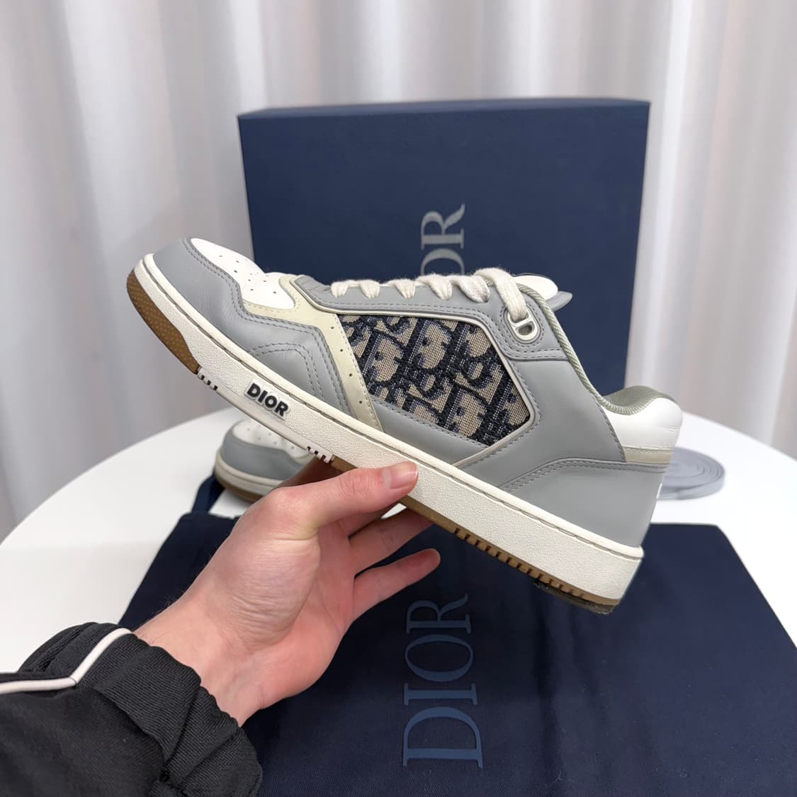 [41] 디올 b27 로우 스니커즈 그레이 상품이미지2